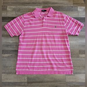 Pink Ralph Lauren polo shirt